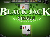 Black Jack Single game cover